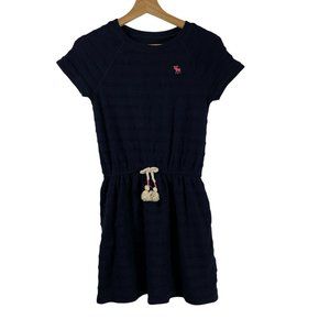Abercrombie Kids Dark Blue Dress with Pink Accent